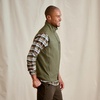 image:imageOrvis Briar Vest for Men Active Fit BrambleProof Stretch Cotton Microfleece Lining Brass Zipper Multiple PocketsTarragon