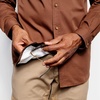 image:imageOrvis Mens Midweight Shooting Shirt  Long Sleeve Active Fit Cotton Blend MoistureWicking Field Range ShirtBlazeTarmac