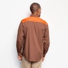 image:imageOrvis Mens Midweight Shooting Shirt  Long Sleeve Active Fit Cotton Blend MoistureWicking Field Range ShirtBlazeTarmac