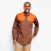 image:imageOrvis Mens Midweight Shooting Shirt  Long Sleeve Active Fit Cotton Blend MoistureWicking Field Range ShirtBlazeTarmac