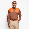 image:imageOrvis Mens Midweight Shooting Shirt  Long Sleeve Active Fit Cotton Blend MoistureWicking Field Range ShirtBlazeTarmac
