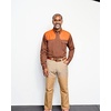 image:imageOrvis Mens Midweight Shooting Shirt  Long Sleeve Active Fit Cotton Blend MoistureWicking Field Range ShirtSandBlaze