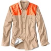 image:imageOrvis Mens Midweight Shooting Shirt  Long Sleeve Active Fit Cotton Blend MoistureWicking Field Range ShirtSandBlaze