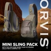 image:imageOrvis Mini Sling Pack 26B2 Fly Fishing Backpack  5L Recycled ECO CORDURA Bag with TPU Coating Dusty Olive  One SizeDusty Olive