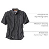 image:imageOrvis Tech Chambray ShortSleeve Work Shirts for Men with Odor Control Thermal Regulation and UPF 40 Sun ProtectionBlack