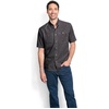 image:imageOrvis Tech Chambray ShortSleeve Work Shirts for Men with Odor Control Thermal Regulation and UPF 40 Sun ProtectionBlack
