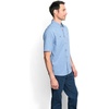 image:imageOrvis Tech Chambray ShortSleeve Work Shirts for Men with Odor Control Thermal Regulation and UPF 40 Sun ProtectionMedium Blue  New