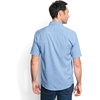 image:imageOrvis Tech Chambray ShortSleeve Work Shirts for Men with Odor Control Thermal Regulation and UPF 40 Sun ProtectionMedium Blue