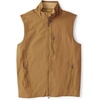 image:imageOrvis Briar Vest for Men Active Fit BrambleProof Stretch Cotton Microfleece Lining Brass Zipper Multiple PocketsField Khaki