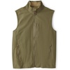 image:imageOrvis Briar Vest for Men Active Fit BrambleProof Stretch Cotton Microfleece Lining Brass Zipper Multiple PocketsTarragon