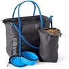 image:imageOrvis Tough Trail Dog Travel Tote Kit  Portable Pet Feeder with Collapsible Travel Bowls for OntheGo Adventures BronzeAsphalt