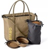 image:imageOrvis Tough Trail Dog Travel Tote Kit  Portable Pet Feeder with Collapsible Travel Bowls for OntheGo Adventures BronzeBronze
