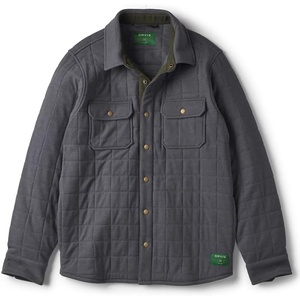 image:imageOrvis Battenkill Quilted Shirt Jacket  Mens Lightweight amp Warm Layer Snap Closure Ideal for Cooler WeatherCharcoal Heather