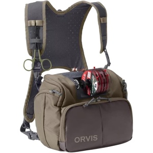 image:imageOrvis Chest FlyFishing Pack Steel Camo  One SizeDusty Olive