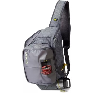 image:imageOrvis Guide Sling Fly FishingPack 18L Recycled CORDURA Sling Backpack with Tippet Docking Station Water Bottle Pocket Steel Camo  OSSteel Camo