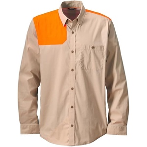 image:imageOrvis LongSleeve Featherweight Shooting Shirt  Breathable Button Up Shirt for Men with Ambidextrous Shooting PatchesBlaze Sand