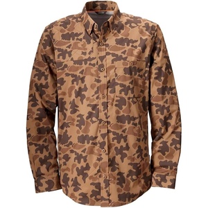 image:imageOrvis LongSleeve Featherweight Shooting Shirt  Breathable Button Up Shirt for Men with Ambidextrous Shooting PatchesOrvis 1971 Camo