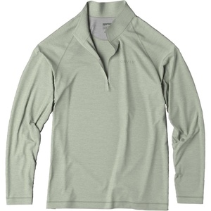 image:imageOrvis Mens DriCast 14 Zip Sun Protection Shirt  UPF 50 QuickDry Eco Blend Thumb Loops Lightweight Breathable Design MoistureWicking PerformanceCeladon