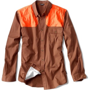 image:imageOrvis Mens Midweight Shooting Shirt  Long Sleeve Active Fit Cotton Blend MoistureWicking Field Range ShirtBlazeTarmac