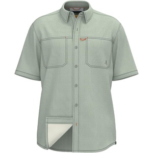 image:imageOrvis Mens Open Air Caster ShortSleeve Shirt UPF 40 Sun Protection Breathable QuickDry Performance Fabric Active FitCeladonWhite