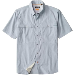 image:imageOrvis Mens Open Air Caster ShortSleeve Shirt UPF 40 Sun Protection Breathable QuickDry Performance Fabric Active FitMineral BlueWhite