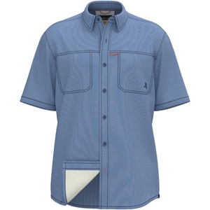 image:imageOrvis Mens Open Air Caster ShortSleeve Shirt UPF 40 Sun Protection Breathable QuickDry Performance Fabric Active FitUltramarineBlue