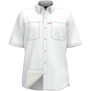 image:imageOrvis Mens Open Air Caster ShortSleeve Shirt UPF 40 Sun Protection Breathable QuickDry Performance Fabric Active FitWhite  New