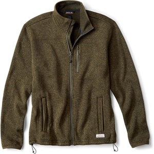 image:imageOrvis Mens Recycled Sweater Fleece JacketTarragon