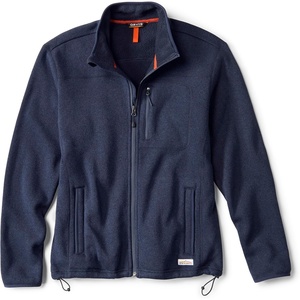 image:imageOrvis Mens Recycled Sweater Fleece JacketTrue Navy