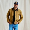 image:imageOrvis Heritage Field Coat for Men  Classic Waxed Mens Field Jacket with Pockets Zip Front ButtonClosed Storm FlapField Khaki