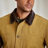 image:imageOrvis Heritage Field Coat for Men  Classic Waxed Mens Field Jacket with Pockets Zip Front ButtonClosed Storm FlapField Khaki