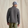 image:imageOrvis Mens Battenkill Quilted 14 Snap Sweatshirt  Classic Fit Colorblock Design amp Sustainable Polyester Side Pockets Elastic Cinch Hem Lightweight WarmthSolid Charcoal Heather