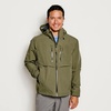 image:imageOrvis Mens Clearwater Wading Jacket  Hooded 20K Waterproof Jackets for Men with Integrated Cuff SystemMoss
