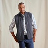 image:imageOrvis Recycled Fleece Sweater Vest for Men  Warm and Comfortable Mens Fleece Vest Made with Brushed AntiPilling Fiber  Soft Interior SweaterKnit Exterior AntiPilling 3 Zip Pockets amp Drawcord Hem LayerReady Core WarmthBlue Haze