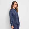 image:imageOrvis Womens LongSleeved Tech Chambray Work ShirtTrue Navy  New