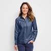 image:imageOrvis Womens LongSleeved Tech Chambray Work ShirtTrue Navy  New