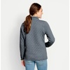 image:imageOrvis Womens Outdoor Quilted Snap SweatshirtStorm