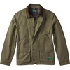 image:imageOrvis Heritage Field Coat for Men  Classic Waxed Mens Field Jacket with Pockets Zip Front ButtonClosed Storm FlapTarragon