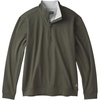 image:imageOrvis On The Move 14 Zip Mens Performance QuarterZip Moisture Wicking Stretch Piqu Knit with SpandexIvy
