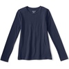 image:imageOrvis Perfect True Crew Long Sleeve Shirts for Women  Soft Pima CottonModal with a Touch of SpandexTrue Navy