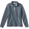 image:imageOrvis Womens Outdoor Quilted Snap SweatshirtStorm