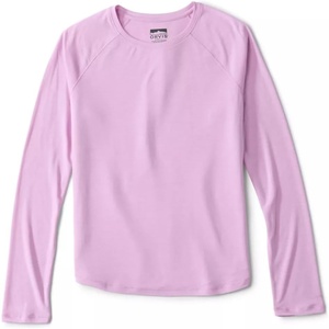 image:imageOrvis DriCast LongSleeve Crew Womens Shirt  MoistureWicking Breathable Performance Top for Outdoor ActivitiesSpring Lilac
