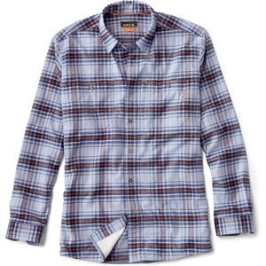 image:imageOrvis Mens Flat Creek Tech FlannelBlue Fog