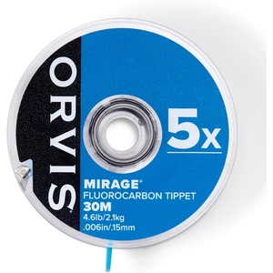 image:imageOrvis Mirage Tippet Material Outstanding Turnover Power Extrusion Taper Technology WaterLike Refraction Index Abrasion Resistant Fluorocarbon30 M  3 Pack