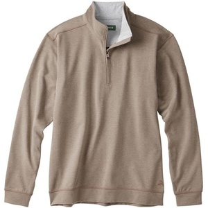 image:imageOrvis On The Move 14 Zip Mens Performance QuarterZip Moisture Wicking Stretch Piqu Knit with SpandexMushroom