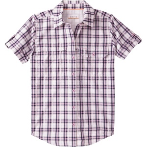 image:imageOrvis Open Air Caster Plaid ShortSleeve Shirt for Women  Breathable Lightweight Stylish Outdoor Wear for Casual ComfortLilacNavy