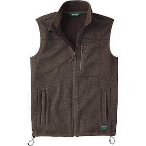 image:imageOrvis Recycled Fleece Sweater Vest for Men  Warm and Comfortable Mens Fleece Vest Made with Brushed AntiPilling Fiber  Soft Interior SweaterKnit Exterior AntiPilling 3 Zip Pockets amp Drawcord Hem LayerReady Core WarmthMushroom