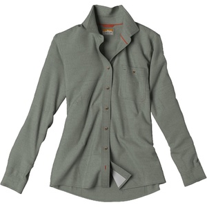 image:imageOrvis Womens LongSleeved Tech Chambray Work ShirtCeledon