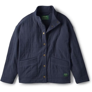 image:imageOrvis Womens Outdoor Quilted Snap SweatshirtDark Navy  Premium